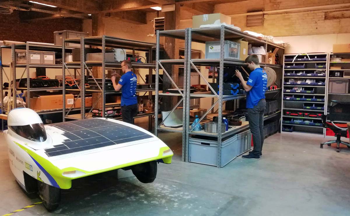 stow sponsoring the Belgian Solar Team