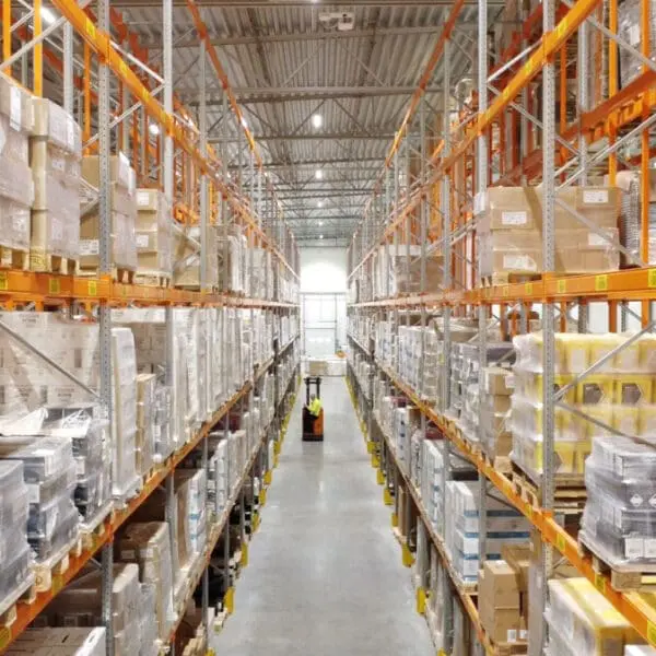 Pallet racking project by stow at Pharmaxim