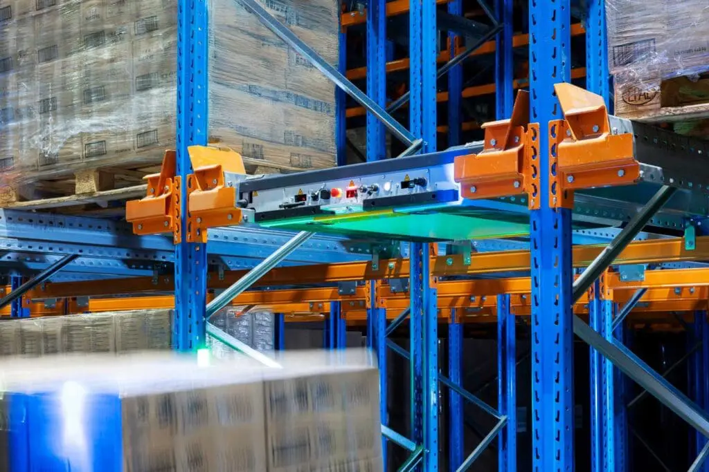 stow Atlas mounted in stow pallet racking